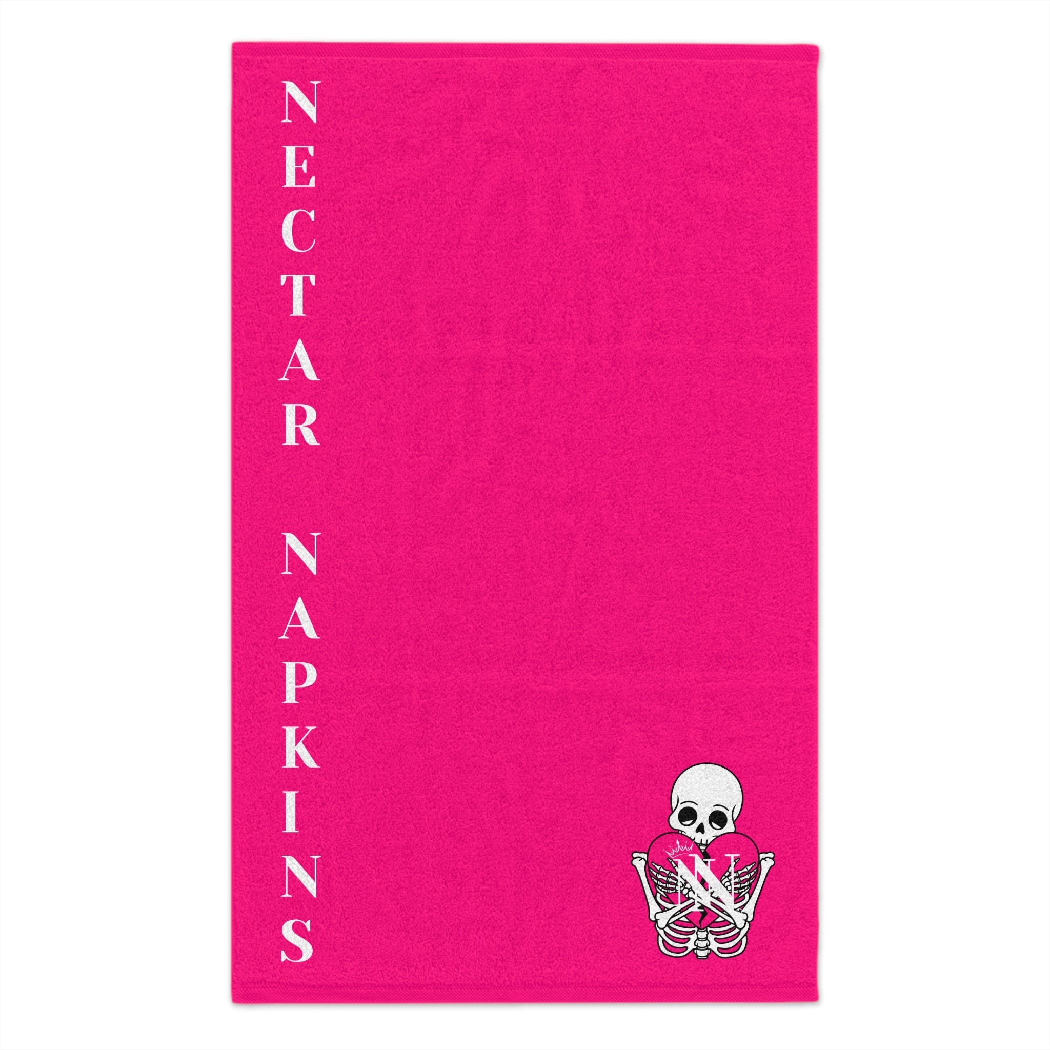 Nectar Napkins Brand Signature Pink | Nectar Napkins Fun-Flirty Lovers’ Towels