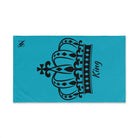 Large Crown King Teal | Mix & Match Classic Fun-Flirty Lovers’ Towels