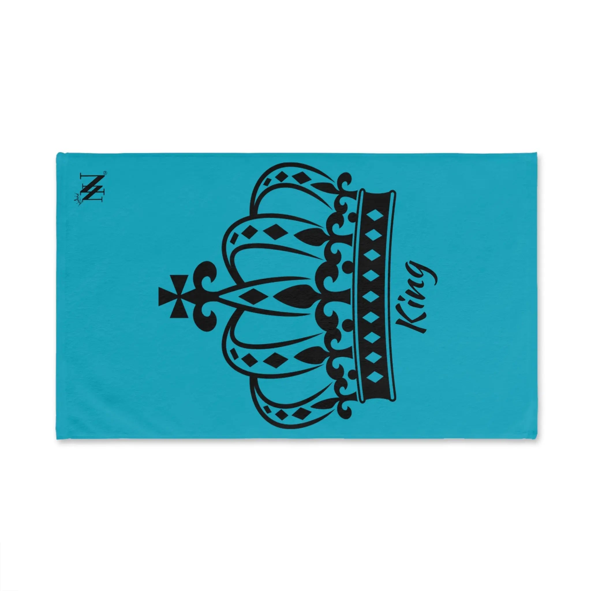 Large Crown King Teal | Mix & Match Classic Fun-Flirty Lovers’ Towels