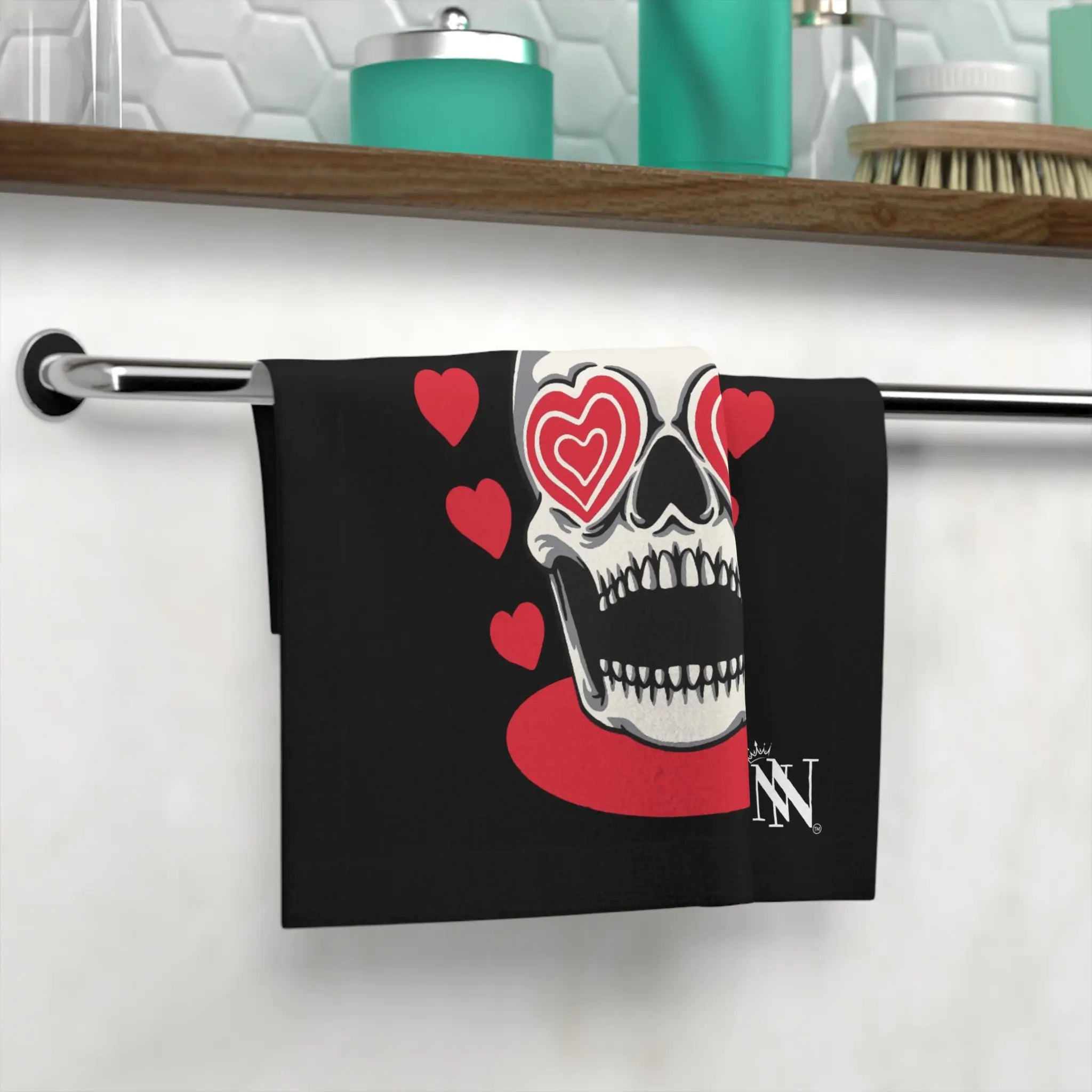 Seeing Hearts Skull Cum Rag