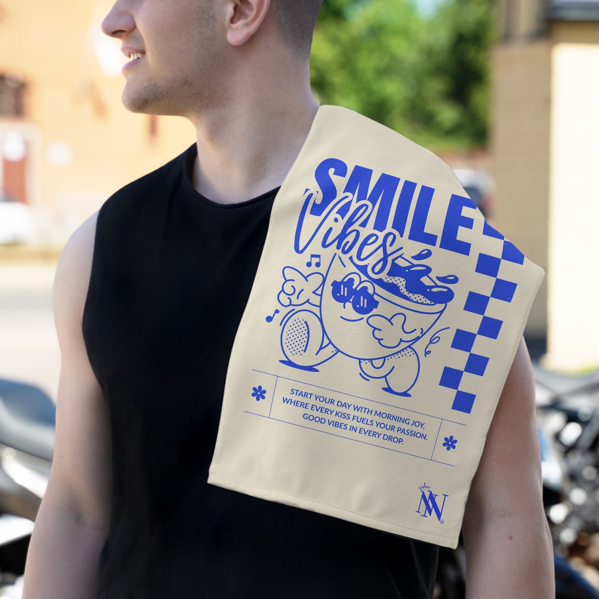 Smile Vibes | Mix & Match Soft Fun-Flirty Lovers’ Towels