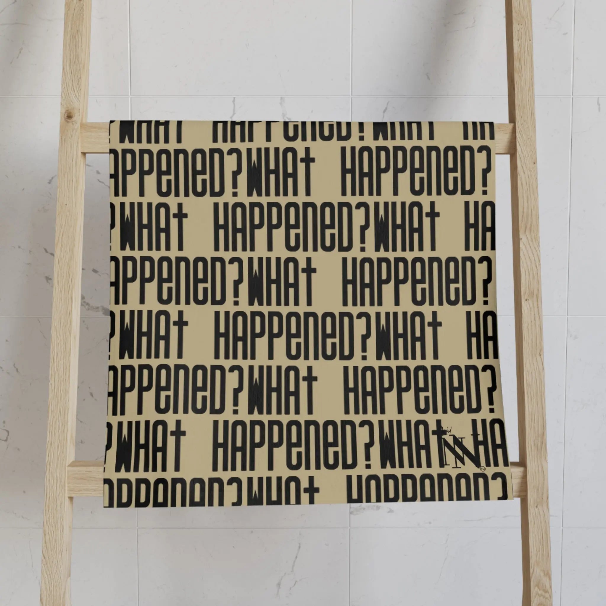 What Happened? Patterned Gold | Nectar Napkins Classic Fun-Flirty Lovers’ Towels