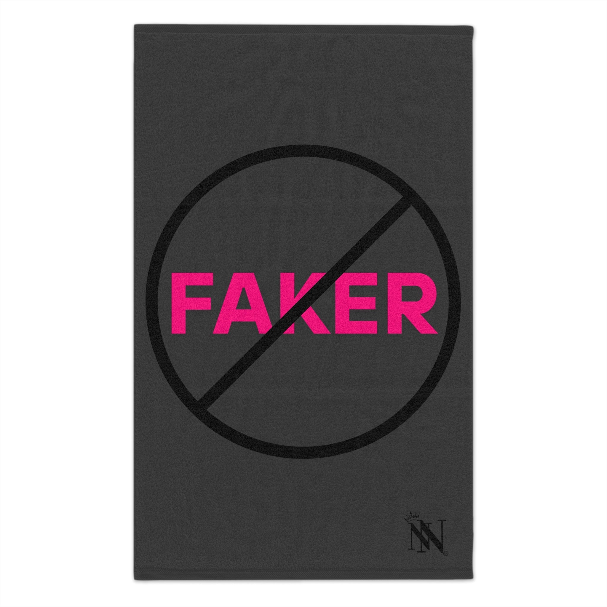 No Faker Dark Grey | Mix & Match Soft Fun-Flirty Lovers’ Towels