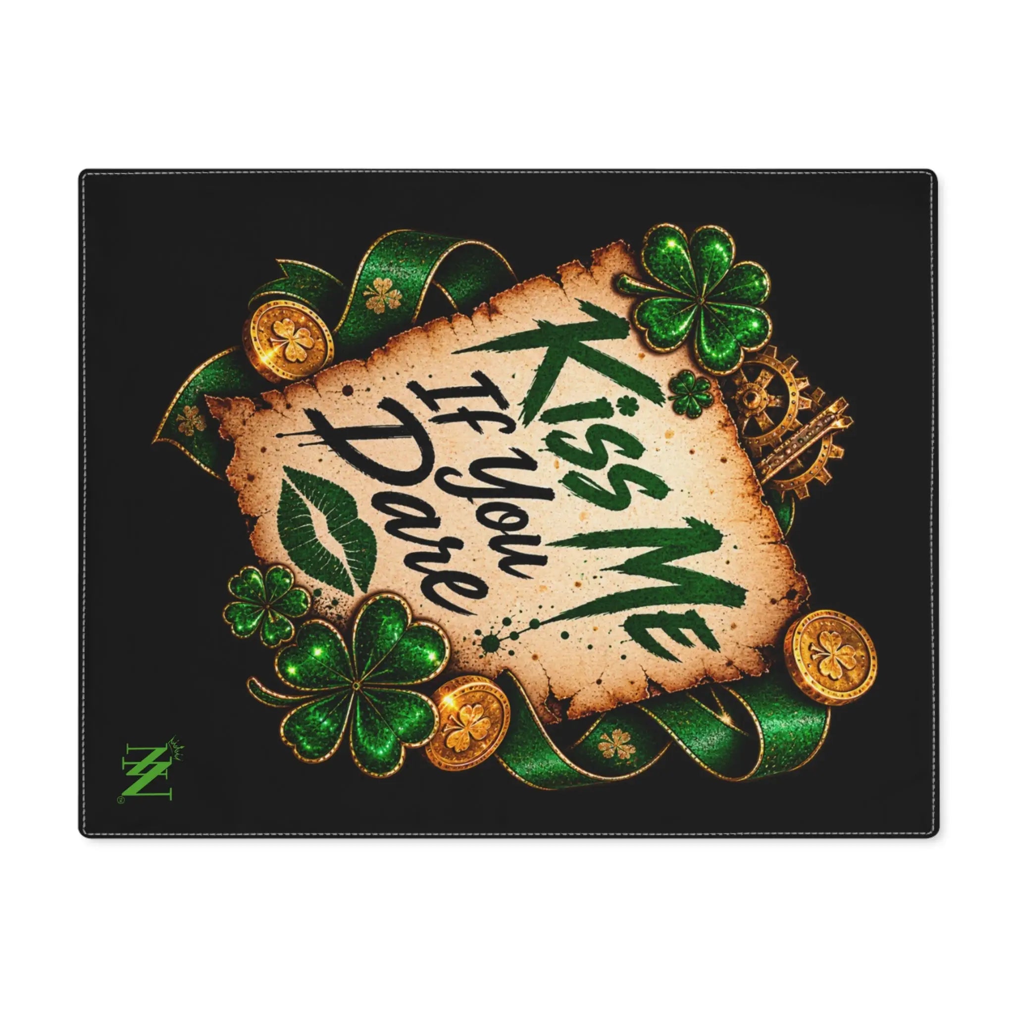 Kiss Me If You Dare Irish Love Sex Toy Mat