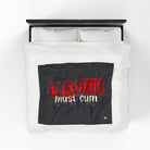 Danger: Must Cum | Mix & Match Fun-Flirty Lovers’ Blankets
