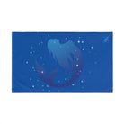 Mermaid Blue Stars Blue Cum Towel