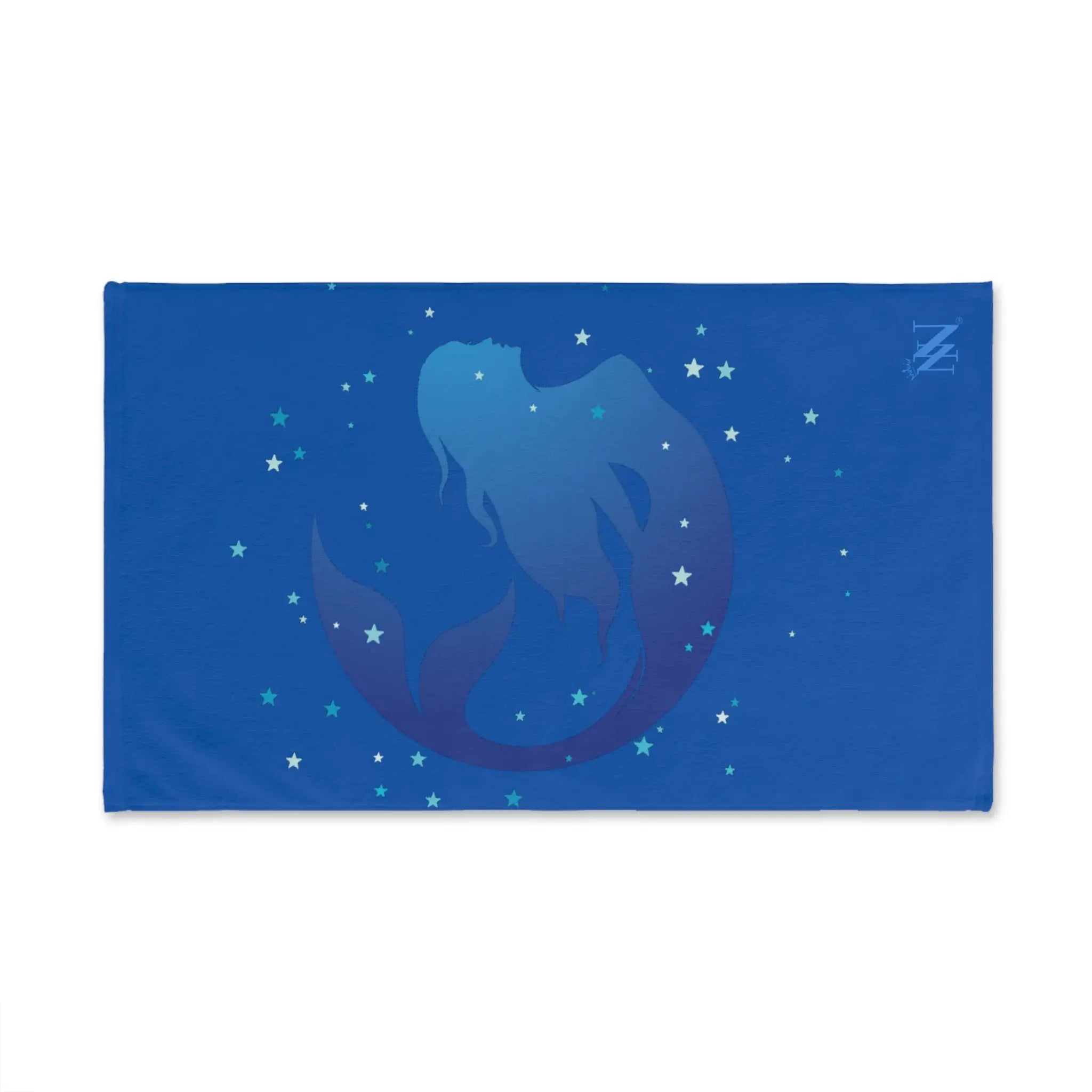 Mermaid Blue Stars Blue Cum Towel