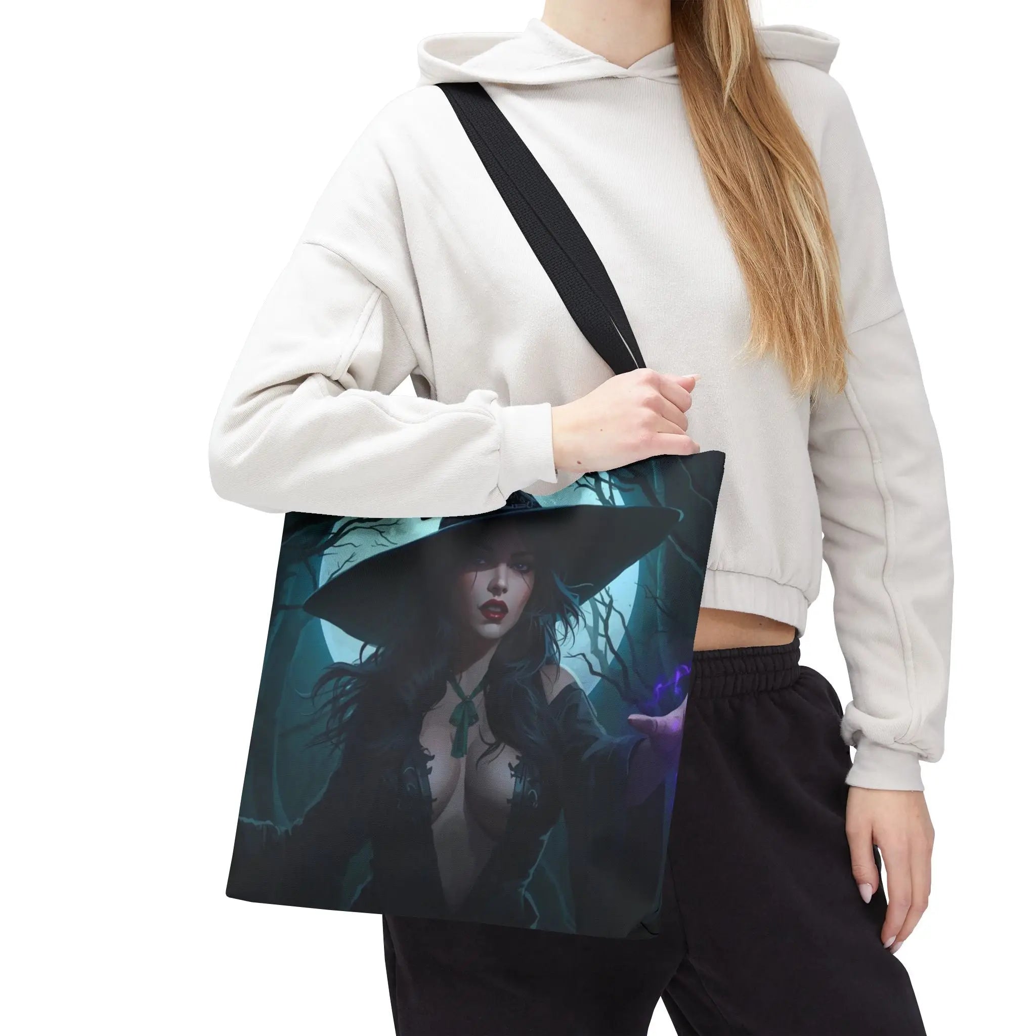 Gothic Witch Fantasy Women Everyday Weekend Getaway Tote Bag