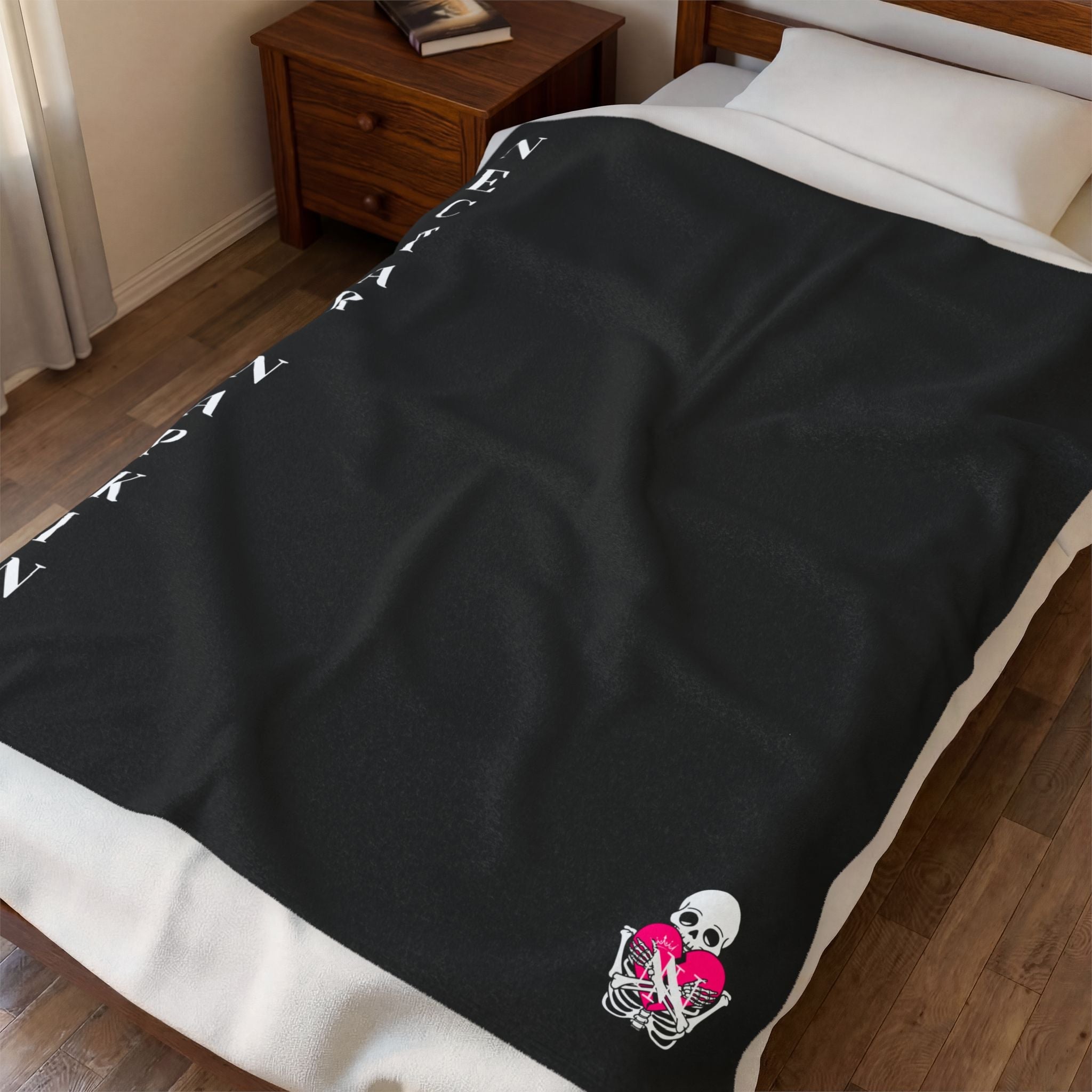 Nectar Napkins Brand Black Love Blanket