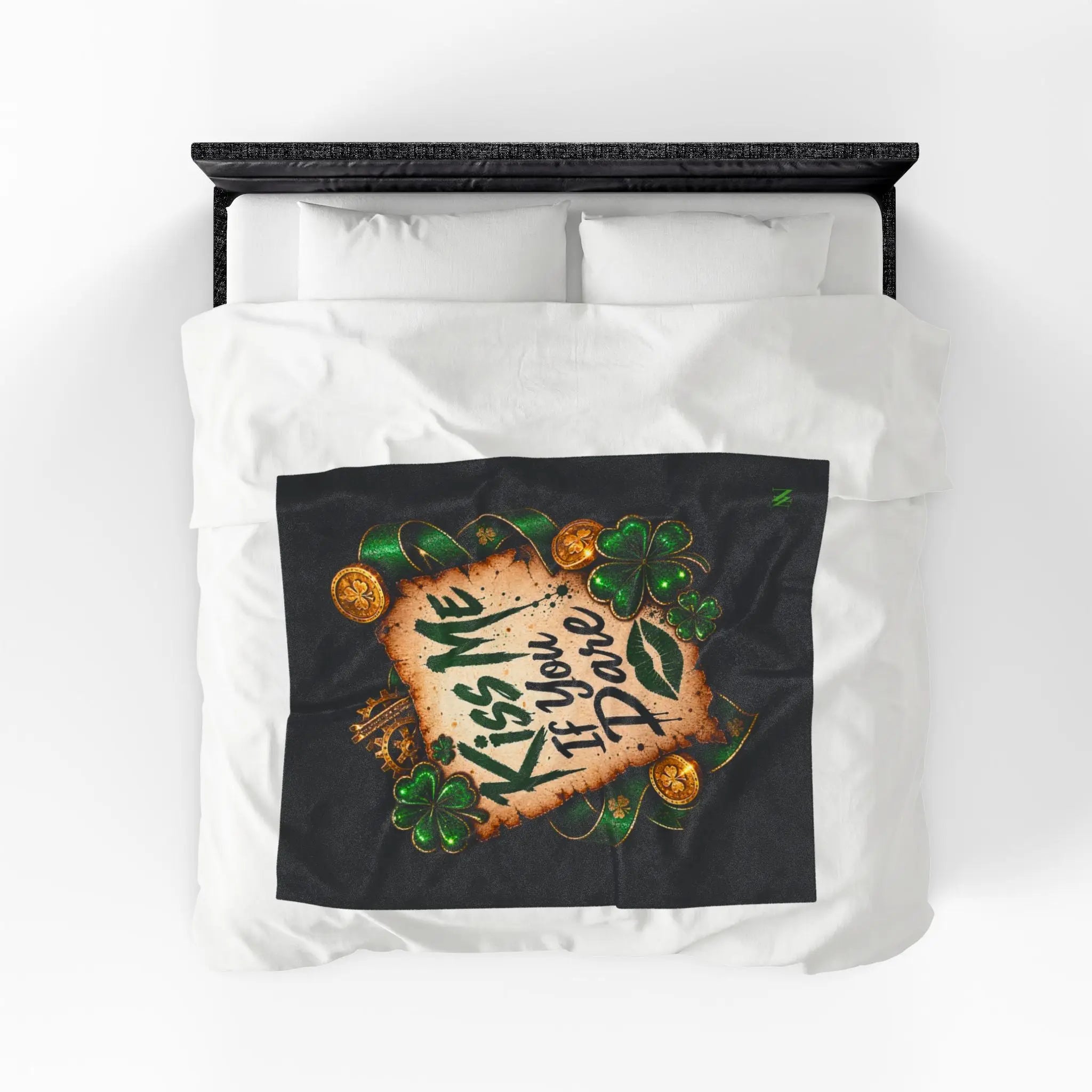 Kiss Me If You Dare Irish Love Lovers’ Blanket