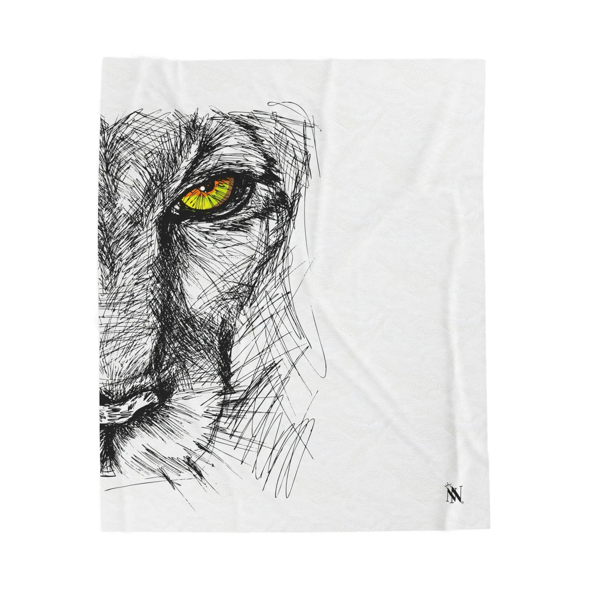 Fierce Cat | Mix & Match Soft Fun-Flirty Lovers’ Blankets