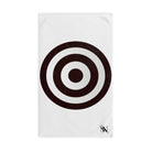 XL Black Bullseye Target Practice | Mix & Match Original Fun-Flirty Lovers’ Towels
