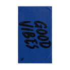 Good Vibes Bubble Print Blue | Mix & Match Classic Fun-Flirty Lovers’ Towels
