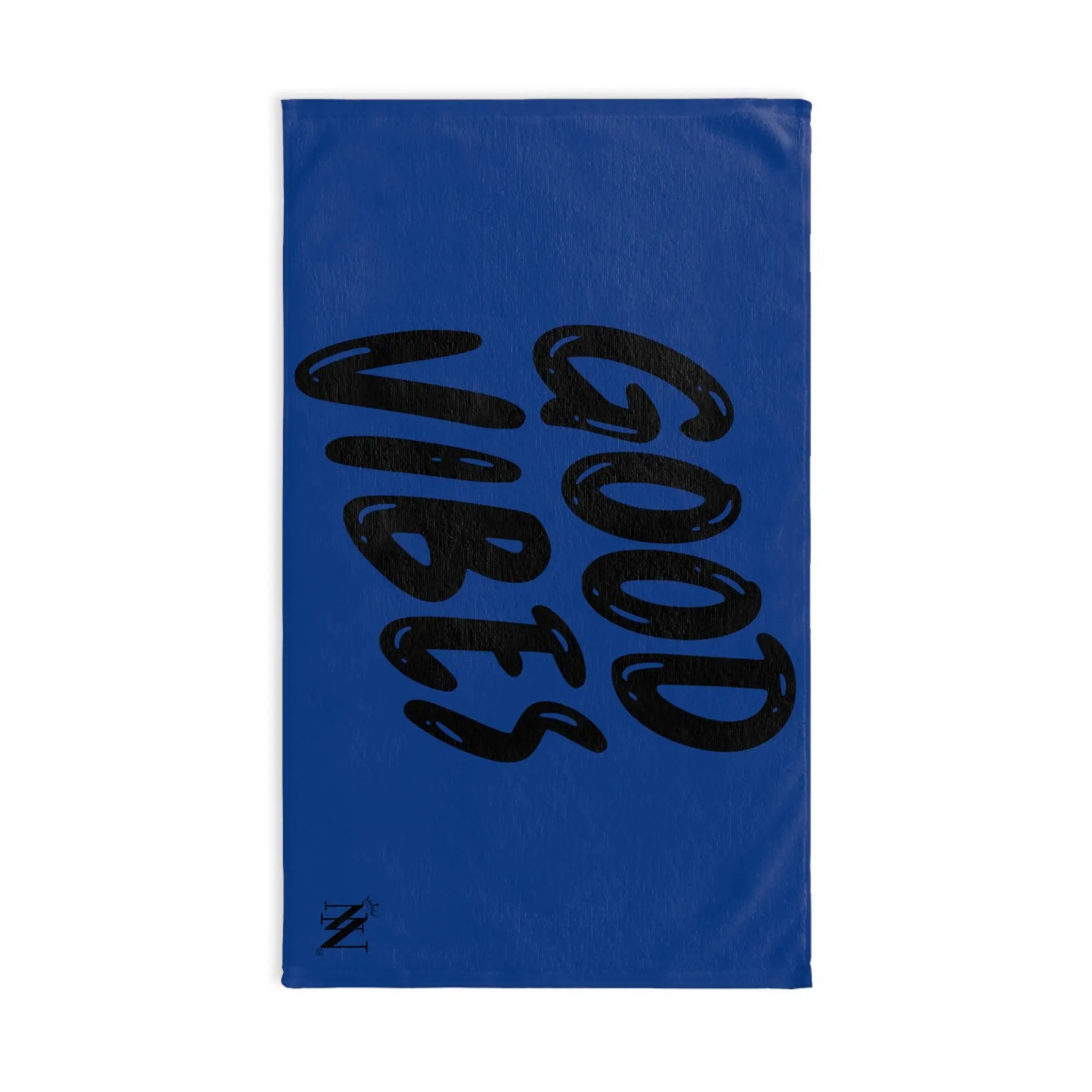Good Vibes Bubble Print Blue | Mix & Match Classic Fun-Flirty Lovers’ Towels