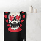 Seeing Hearts Skull Anal Sex Towel