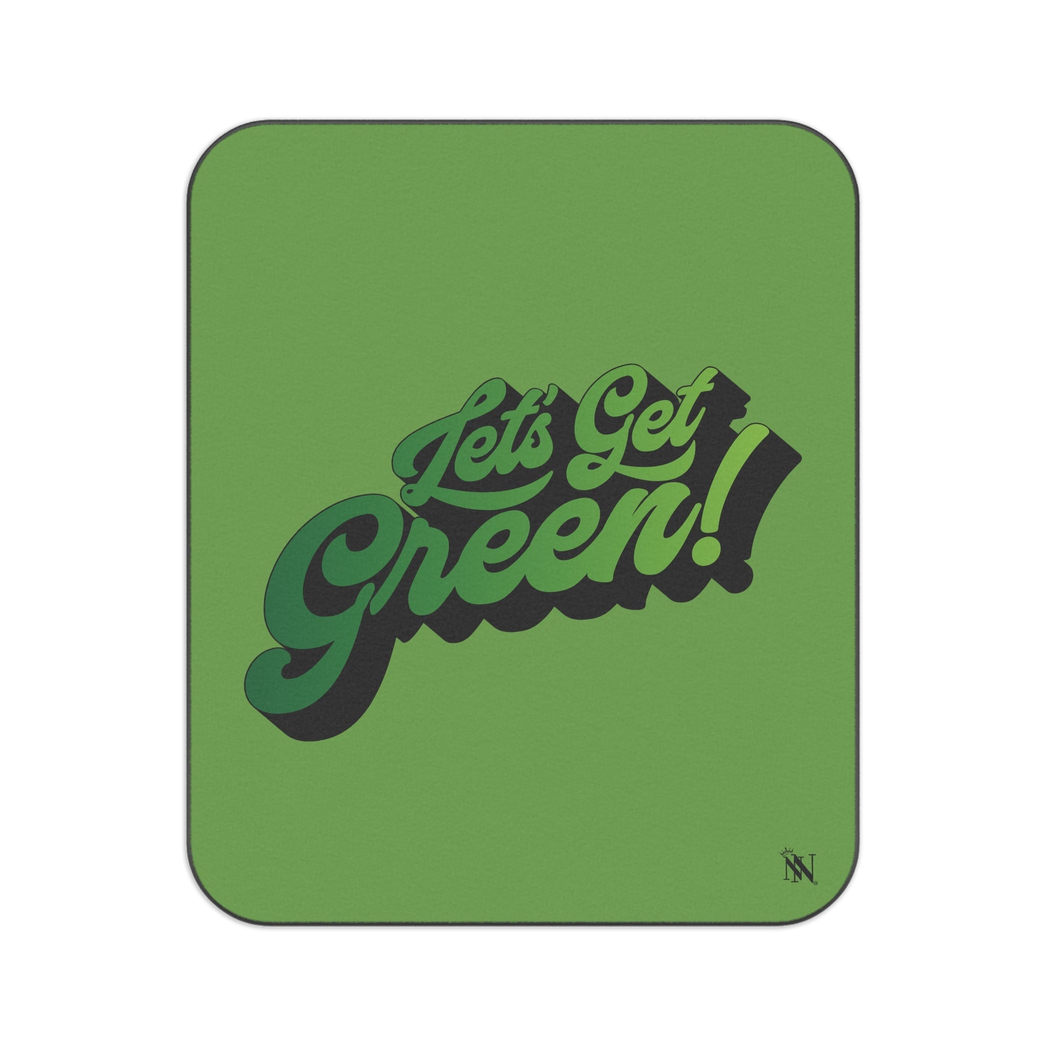 Let’s Get Green | Mix Match Fun-Flirty Lovers’ Water-Resistant Blankets