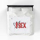 Heart Arrow Sex Romantic Lovers Gifts Blanket