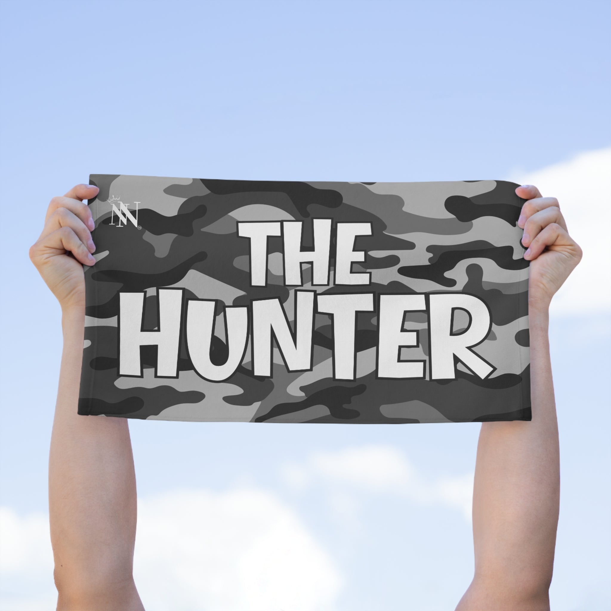 The Hunter Grey Camo Sex Towel