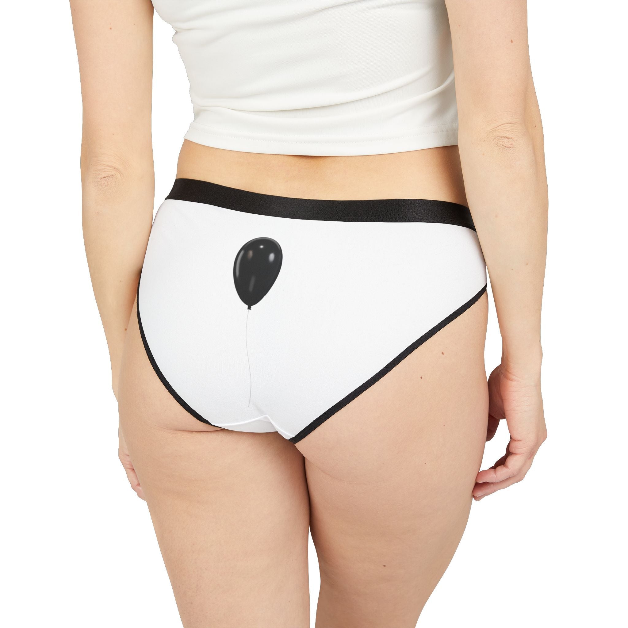 Single Black Party Balloon | Mix & Match Women’s Fun-Flirty Lovers’ Panties