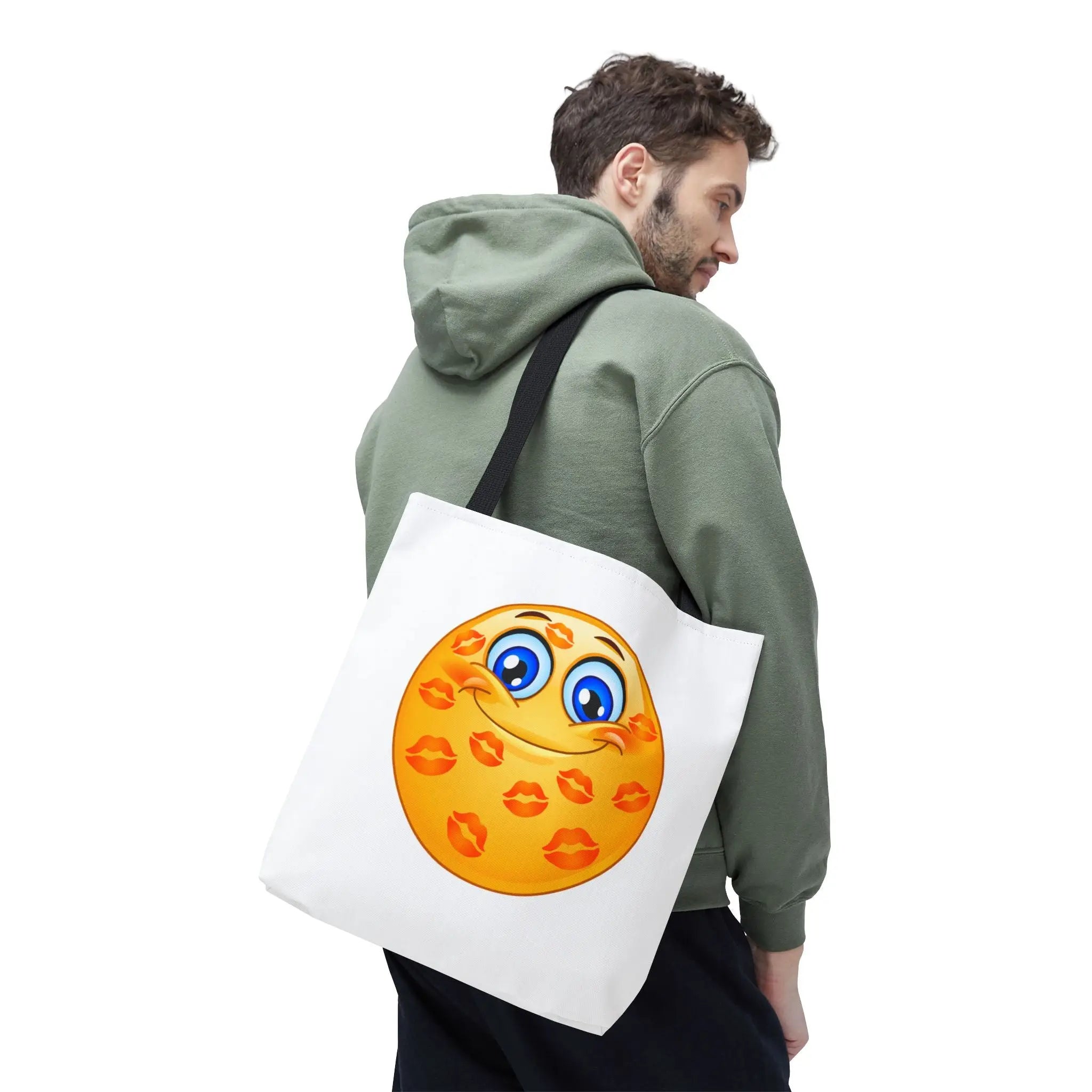 Kisses All Over Emoji Tote Bag