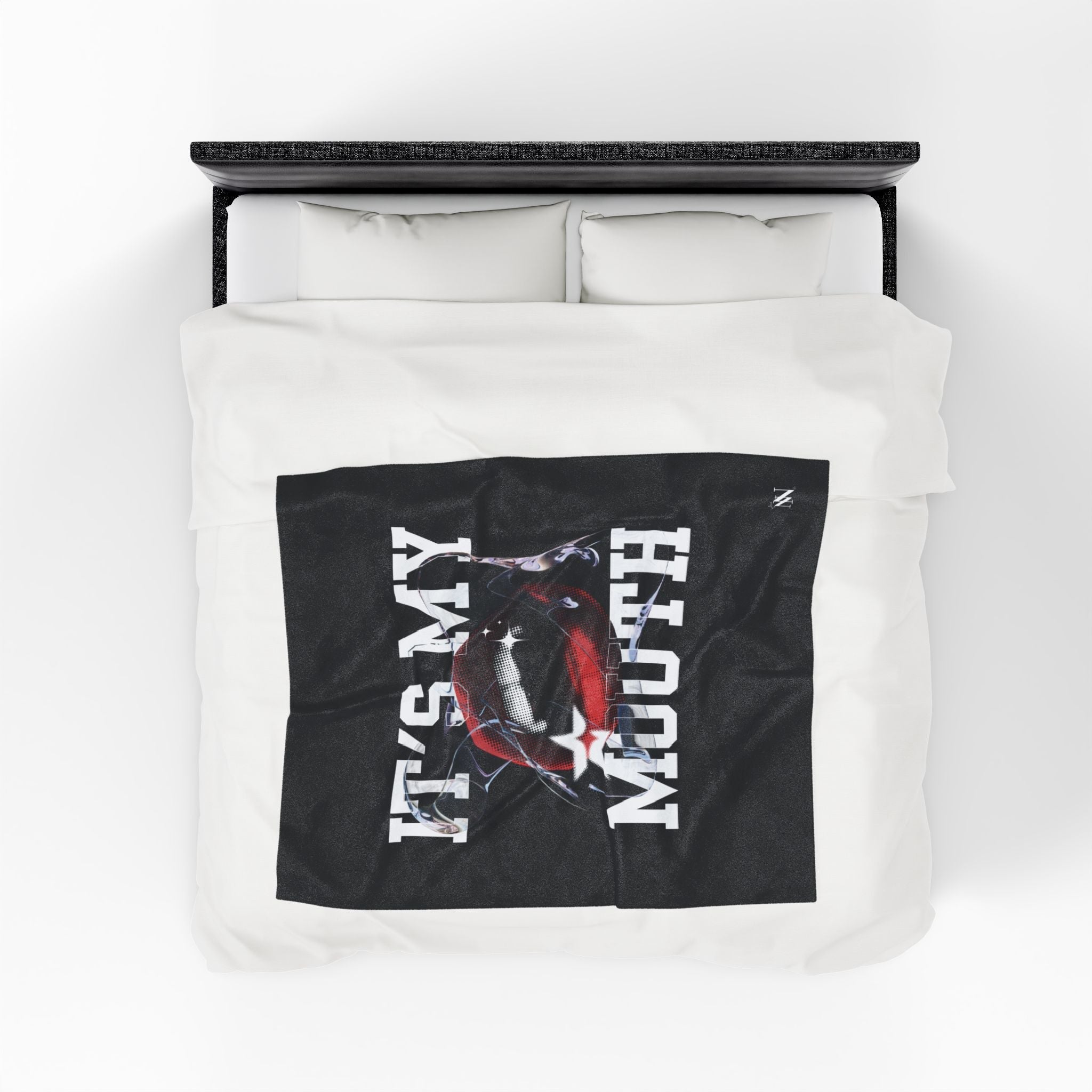 It’s My Mouth | Mix & Match Velveteen Fun-Flirty Lovers’ Blankets