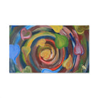 Psychedelic Swirl Heart Cum Towel