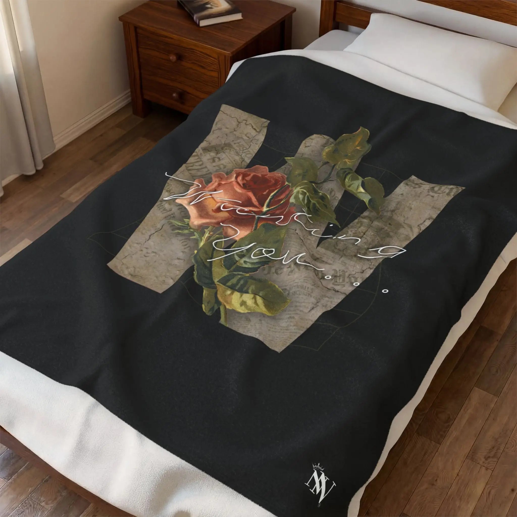 Wanting You... Floral | Mix & Match Soft Fun-Flirty Lovers’ Blankets