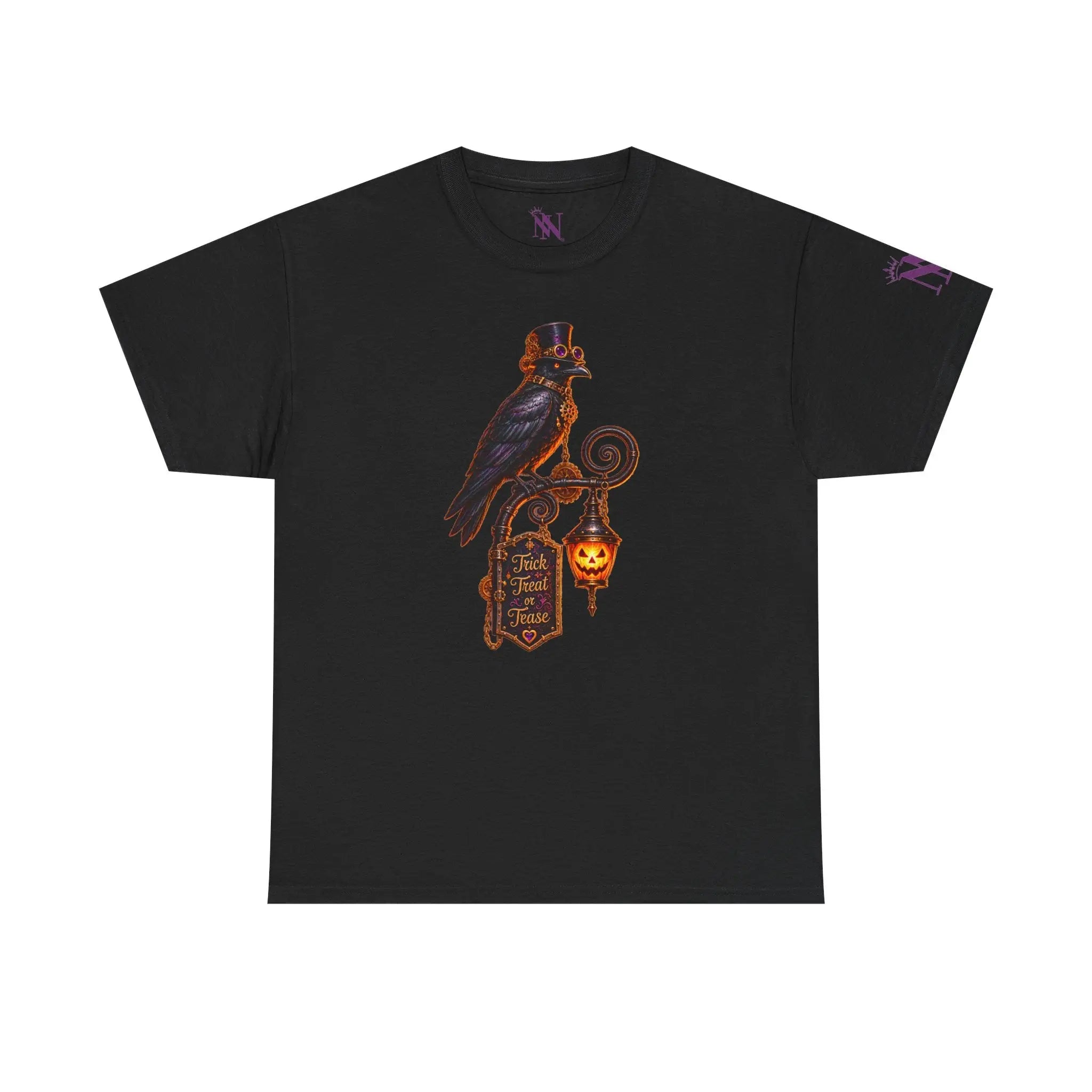 Trick Treat or Tease Crow | Nectar Napkins Fun-Flirty Lovers’ T-Shirts