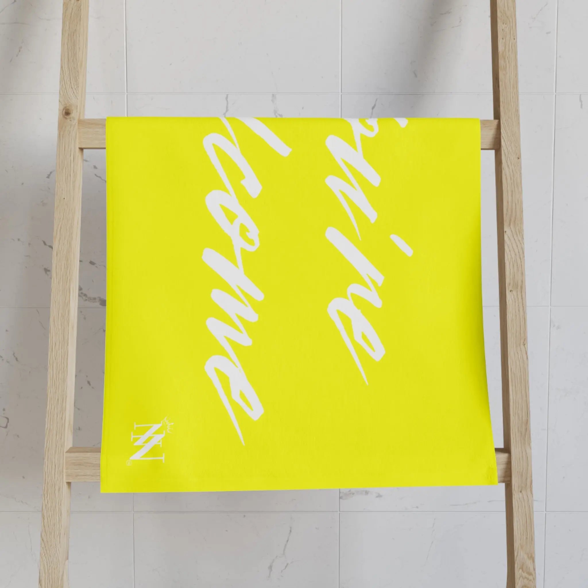 Simply You’re Welcome Neon Yellow Cum Towel