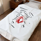 You’re Welcome! with a Kiss Romantic Gifts Love Blanket