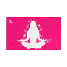Seated Yoga Meditation Signature Pink | Mix & Match Classic Fun-Flirty Lovers’ Towels