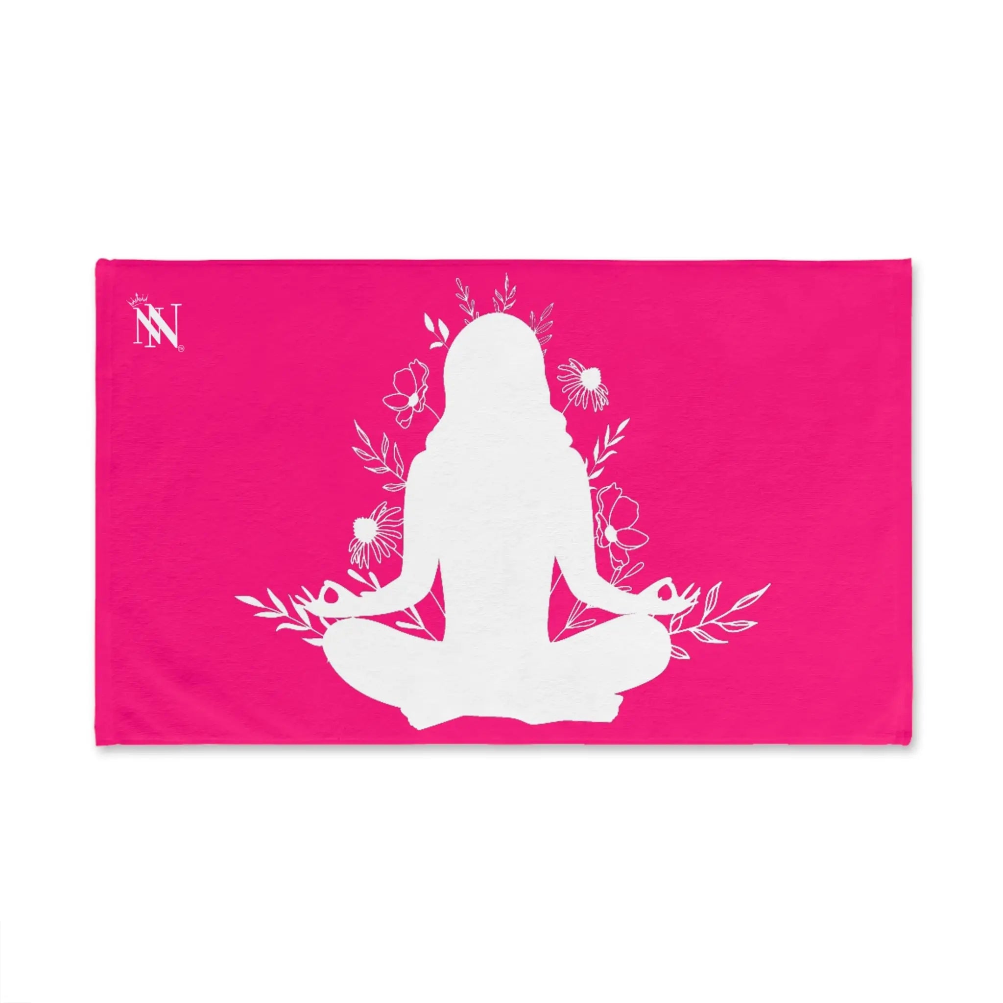 Seated Yoga Meditation Signature Pink Cum Towel