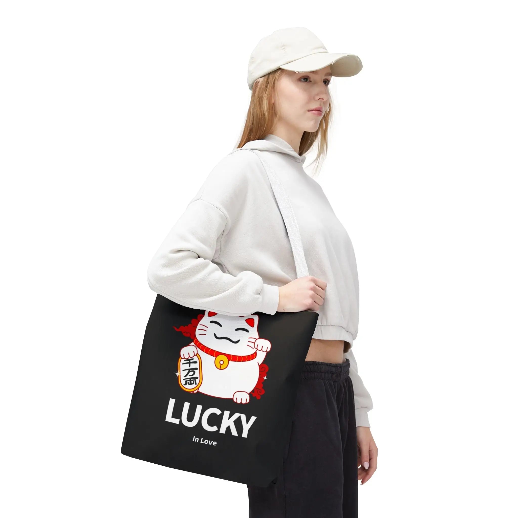 Lucky In Love Beckoning Cat | Mix & Match Fun-Flirty Lovers’ Totes