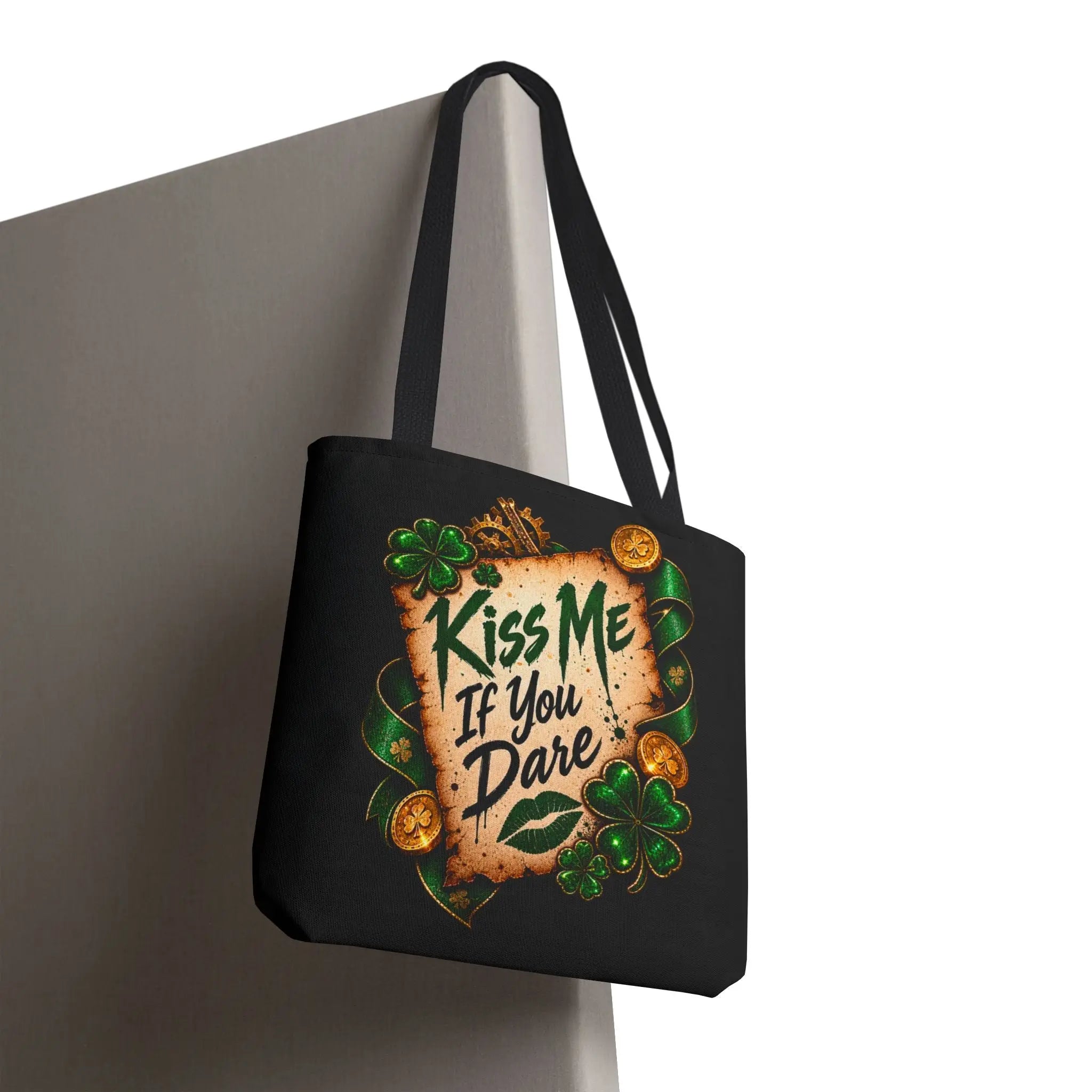 Kiss Me If You Dare Irish Love Tote Bag