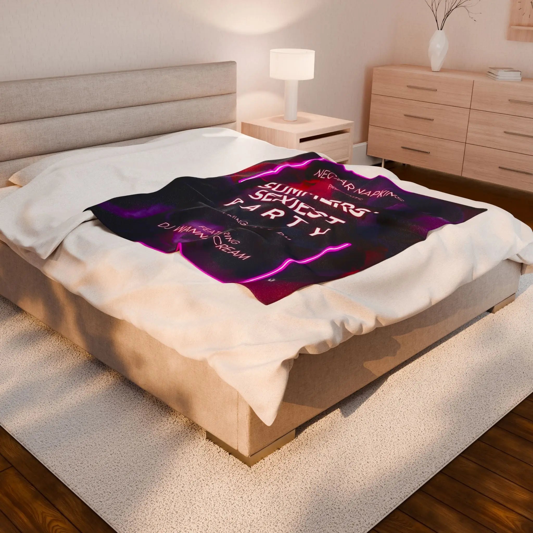 Summers’ Sexiest Party | Mix & Match Velveteen Fun-Flirty Lovers’ Blankets