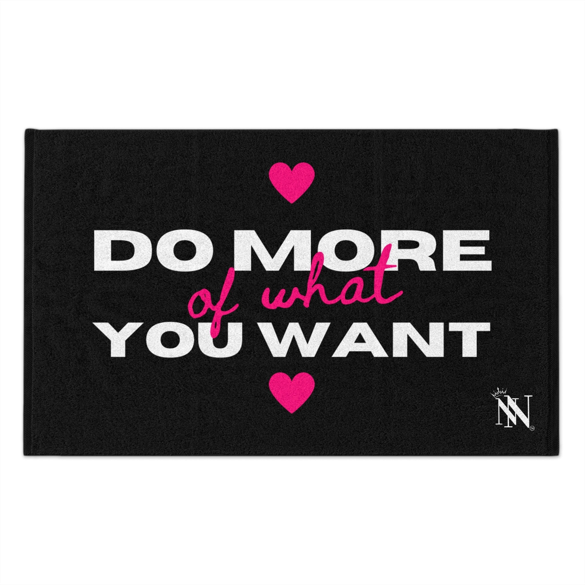 Do More of What You Want Hearts Sex Towel