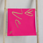 Gold Love Heart Signature Pink | Mix & Match Classic Fun-Flirty Lovers’ Towels