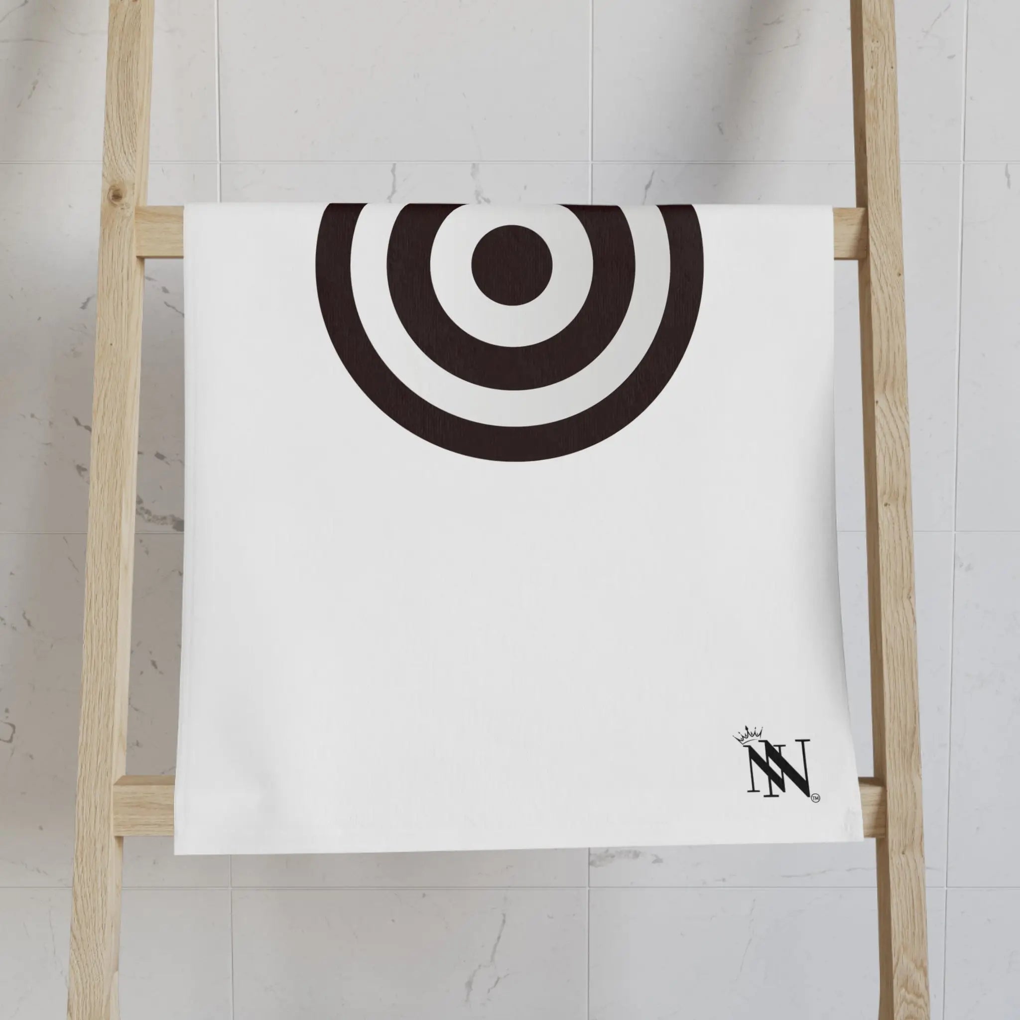 Medium Black Bullseye Target Practice | Mix & Match Original Fun-Flirty Lovers’ Towels