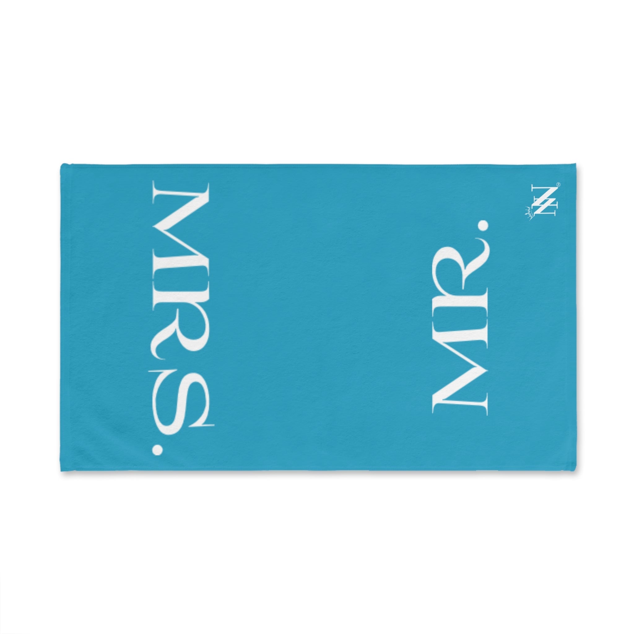 Mr Mrs Shareable Turquoise | Mix & Match Classic Fun-Flirty Lovers’ Towels