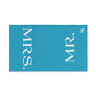 Mr Mrs Shareable Turquoise | Mix & Match Classic Fun-Flirty Lovers’ Towels