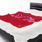 Dripping Cum Red | Mix & Match Velveteen Fun-Flirty Lovers’ Blankets