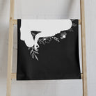 Seated Yoga Meditation Black Cum Towel