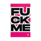 FUCK ME Block Letter Signature Pink Cum Towel
