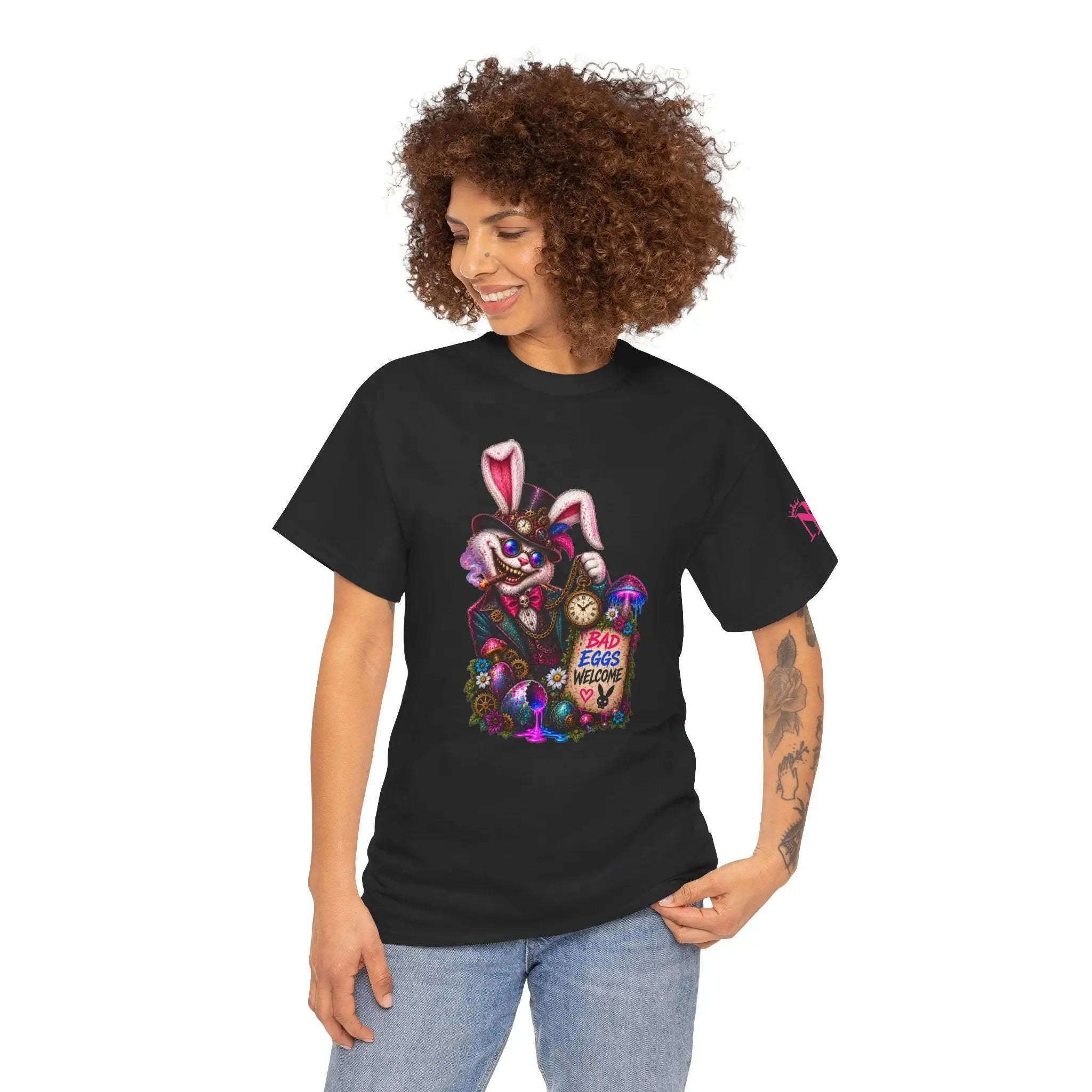 Bad Eggs Welcome Wicked Bunny T-Shirt