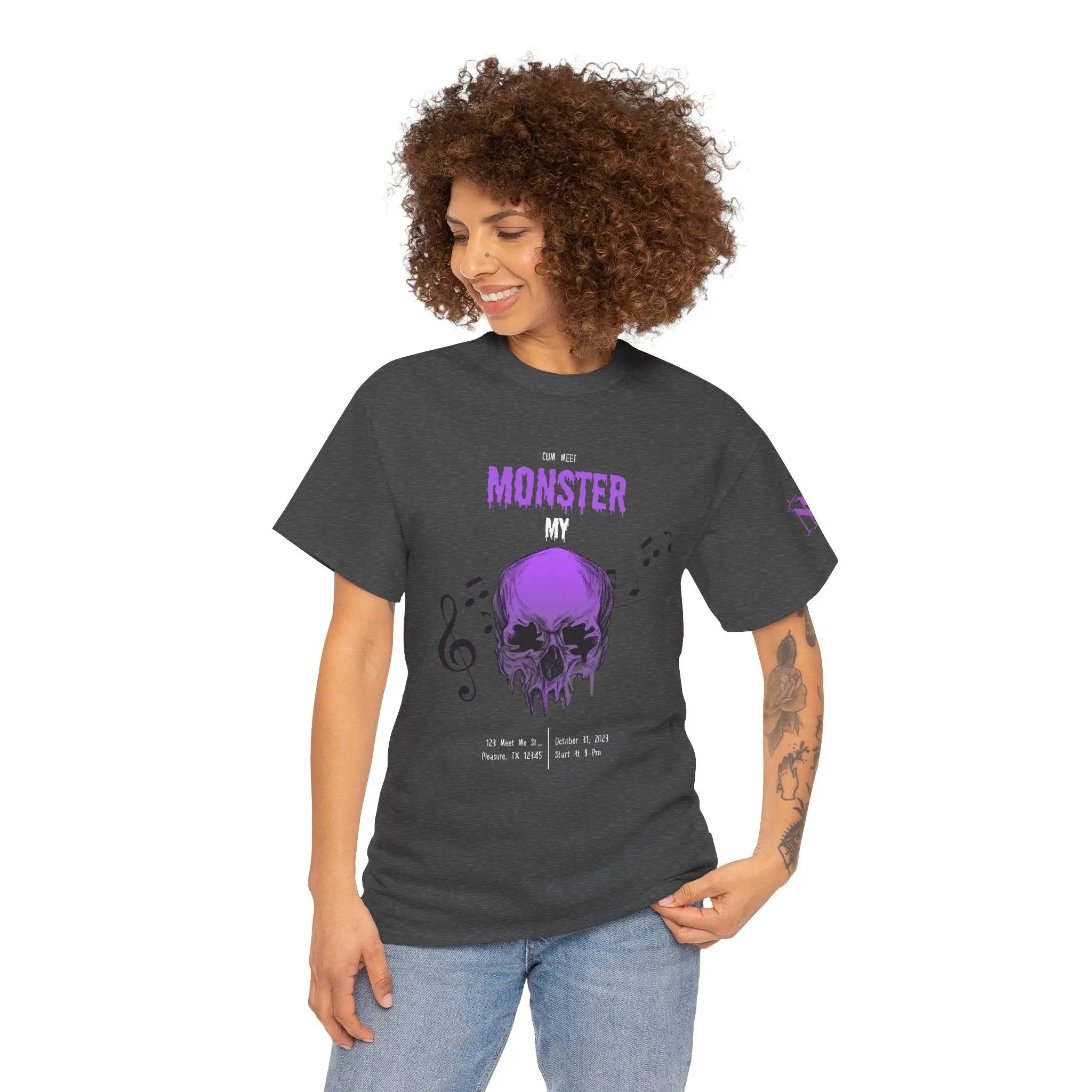 Meet My Monster | Mix & Match 100% Cotton Unisex Fun-Flirty Lovers’ Tees