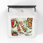 Bon Appetit! | Mix & Match Velveteen Fun-Flirty Lovers’ Blankets