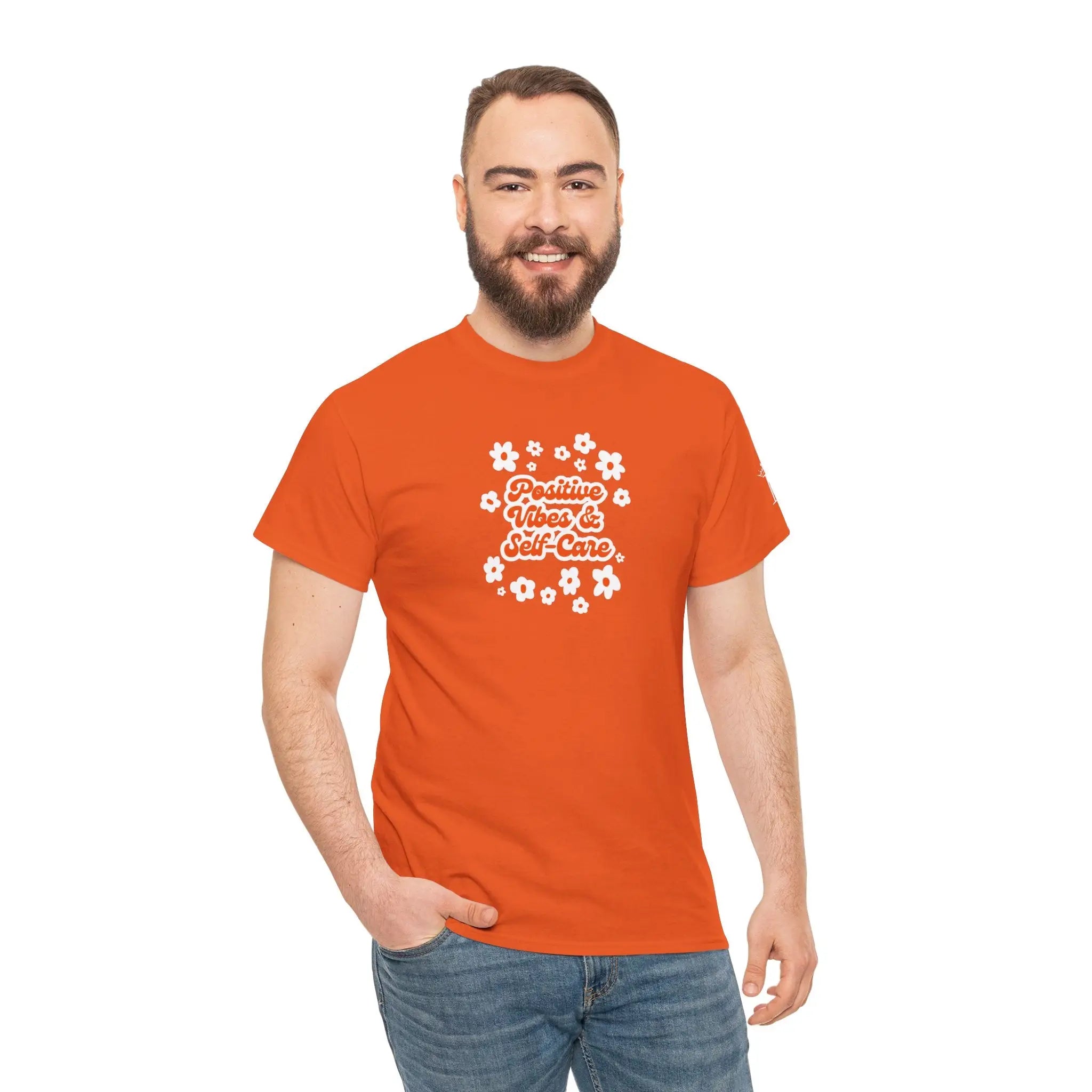 Positive Vibes & Self-Care Cotton T-Shirt