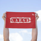 Large Red | Mix & Match Soft Fun-Flirty Lovers’ Towels