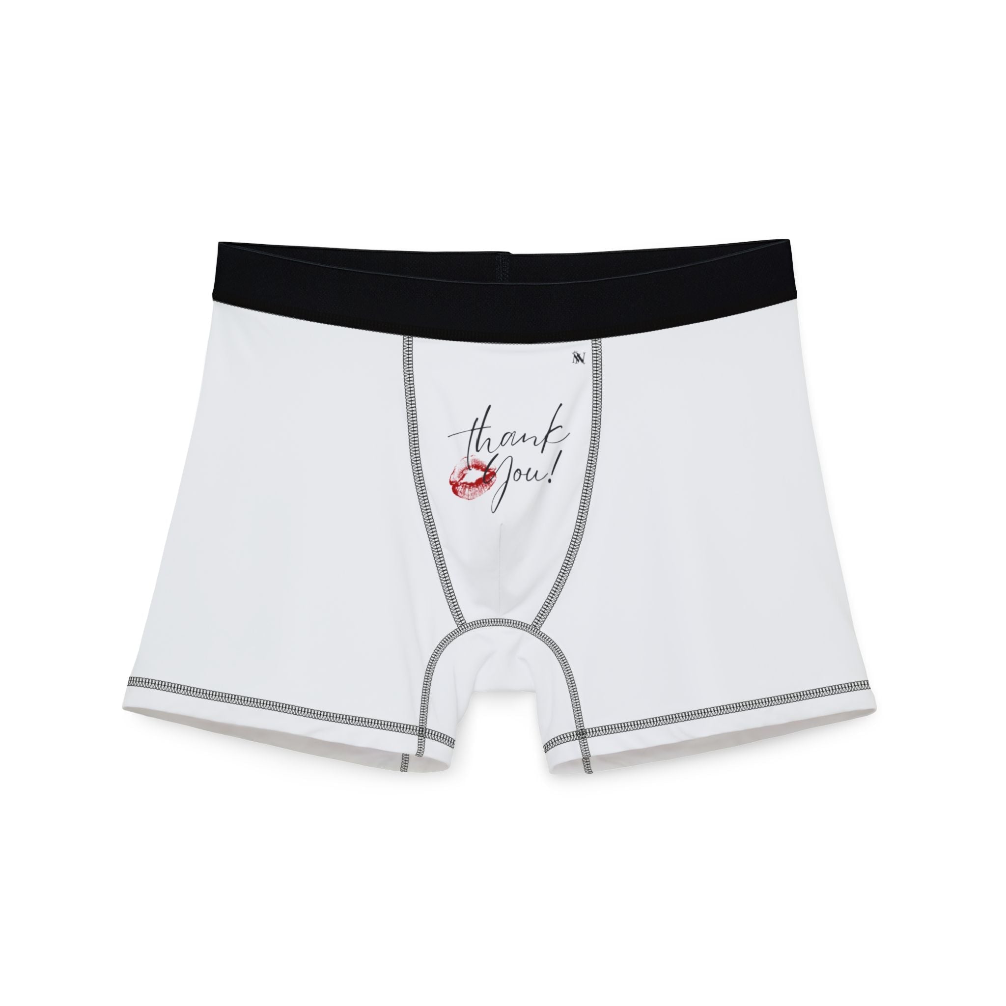 Thank You! with a Kiss Naughty Sex Gifts for Him Men’s Boxer Briefs