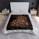 Hot Mess Express Christmas | Nectar Napkins Fun-Flirty Lovers’ Crushed Velvet Blankets